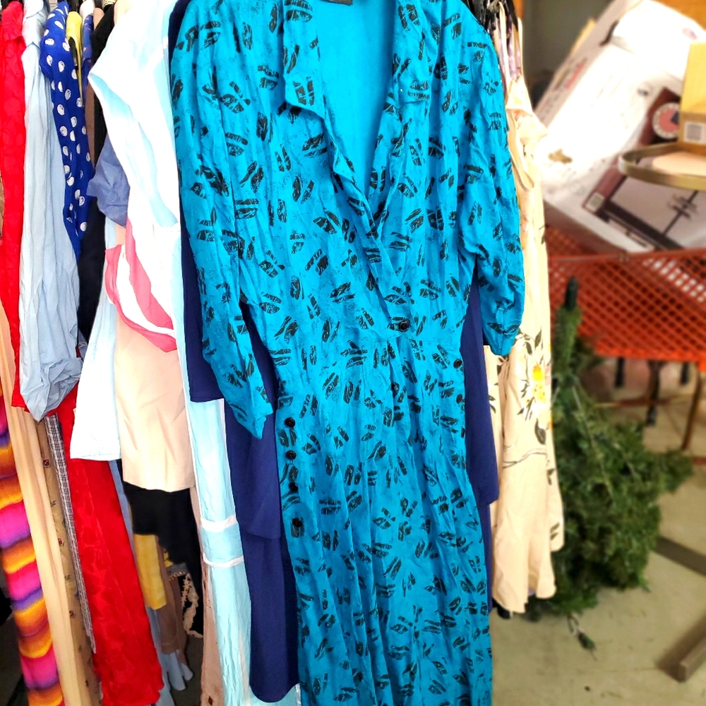 Pretty Blue Dress. Feel the breeze